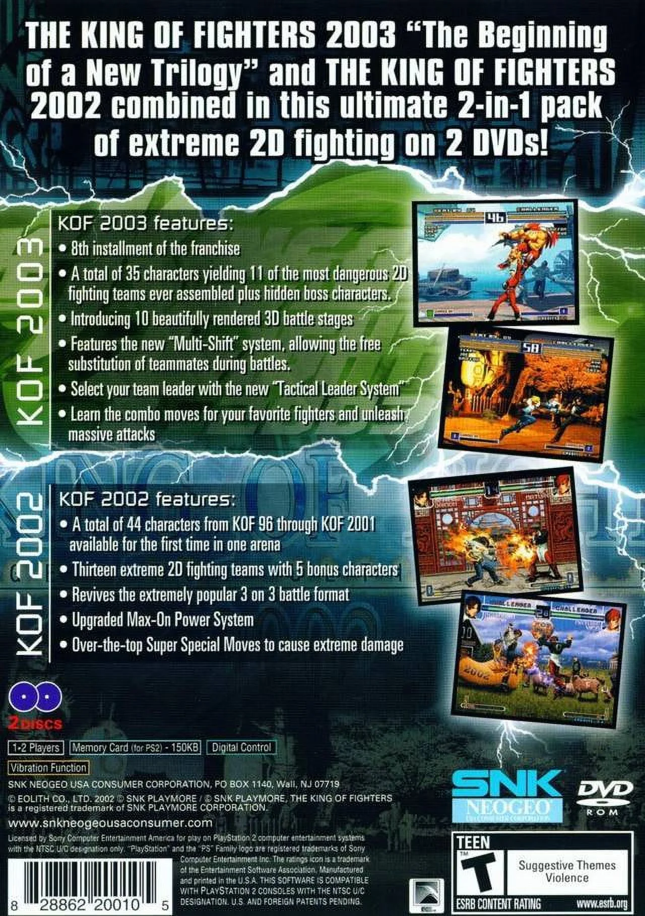 King of Fighters 2003 + King of Fighters 2002