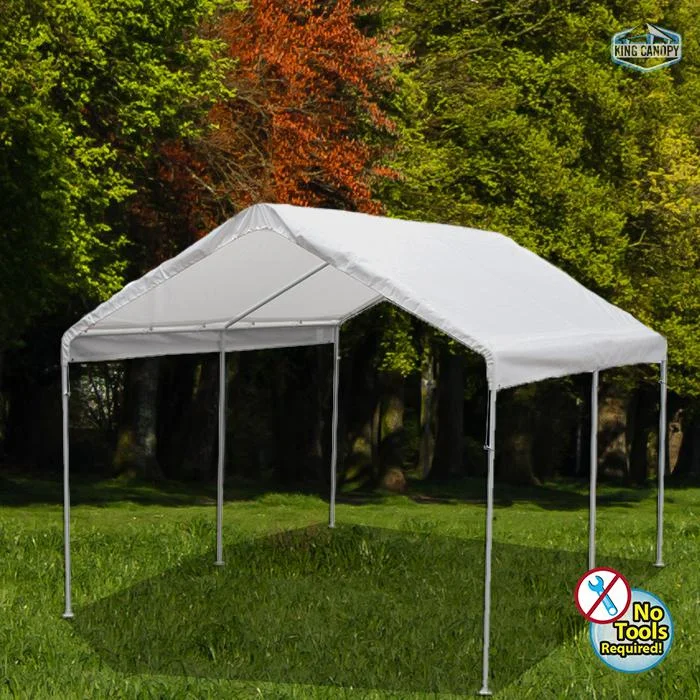 King Canopy Universal 6 Leg 10X13 Canopy w/ WHITE Cover