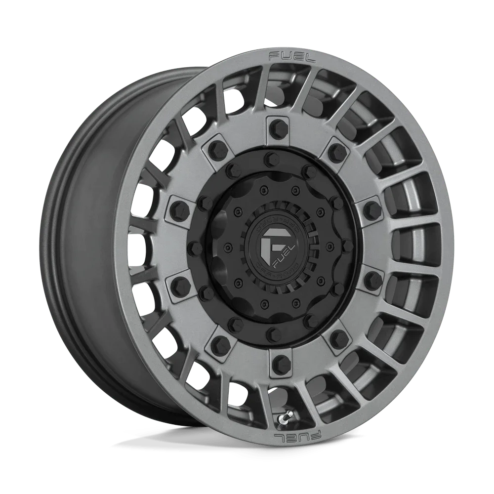 Fuel 1Pc D726 Militia 17X9 6X135/6X139.7 -12Et 78Cb Matte Anthracite And Black Wheel