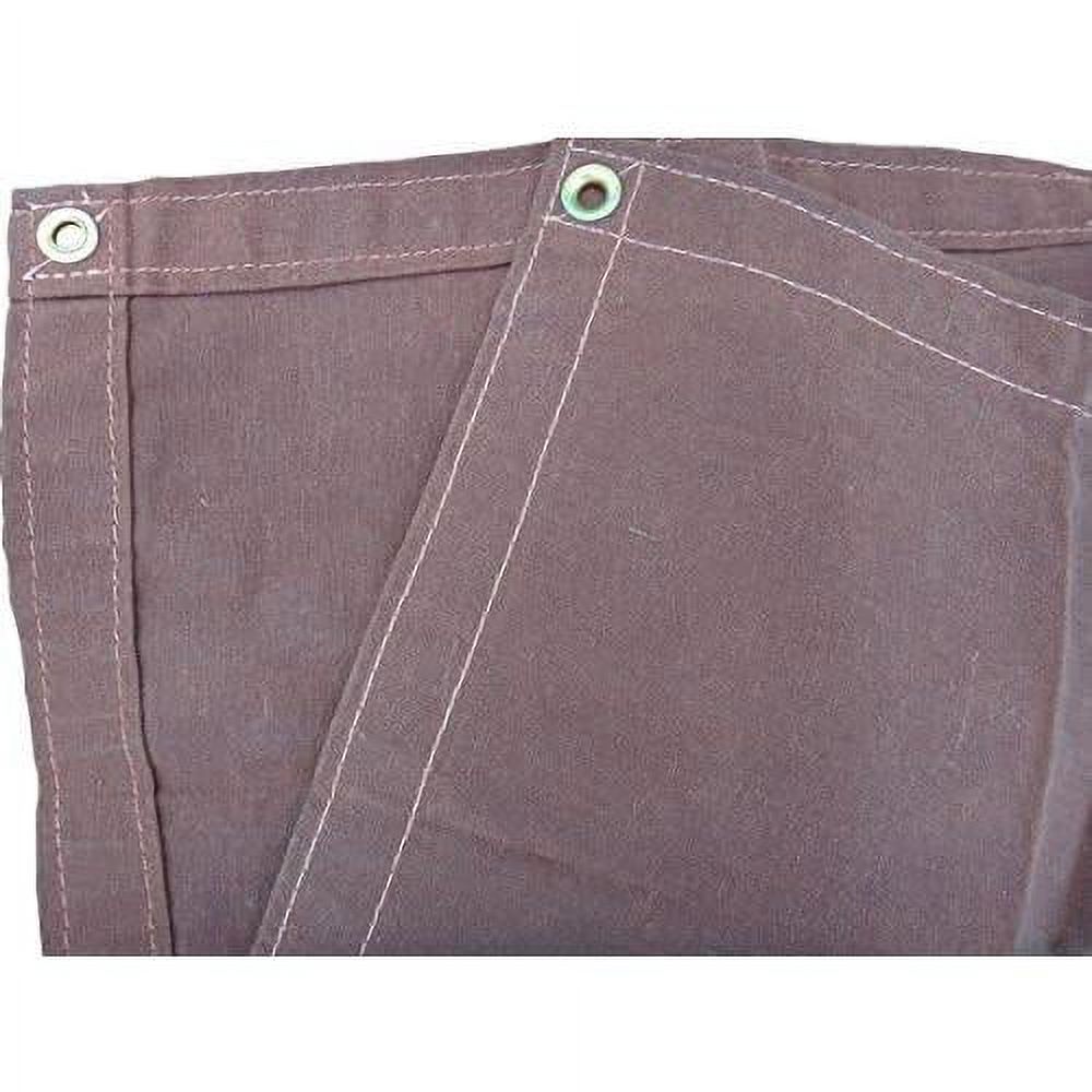 12 Ft. X 16 Ft. Brown 12 Oz. Canvas Tarp
