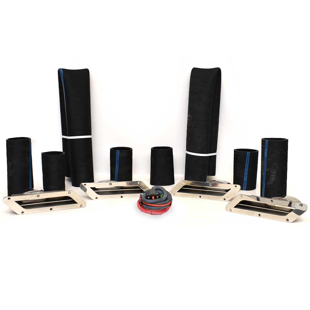 Mercury BB NON-CAT Twin Boat Corsa Exhaust Vent Kit P89236 | Sea Ray 350 SLX