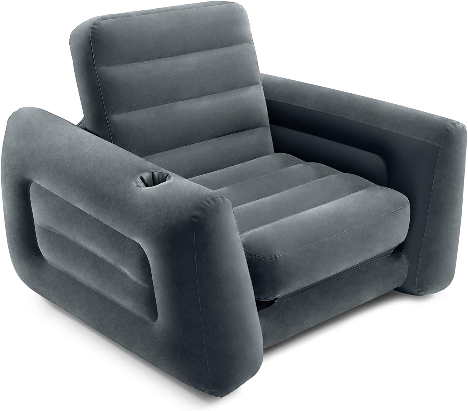 Inflatable Pull-Out Sofa Chair Sleeper that works as a Air Bed Mattress, Twin Sized (2 Pack)