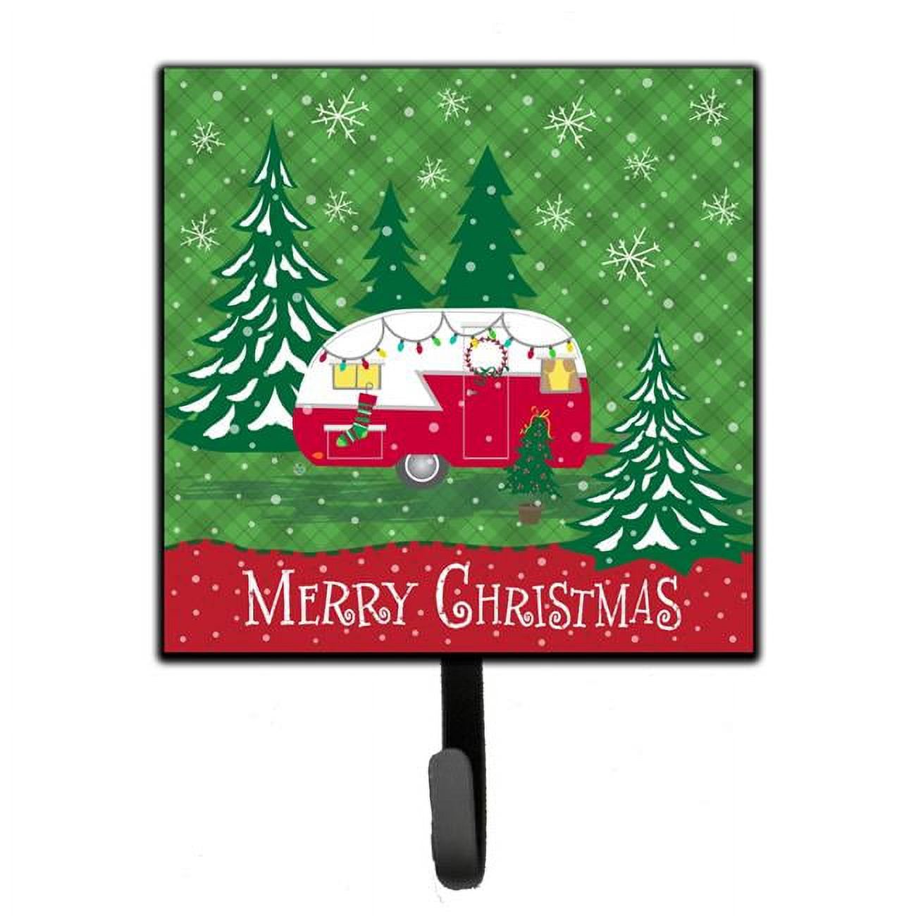 Carolines Treasures  Christmas Vintage Glamping Trailer Leash or Key Holder