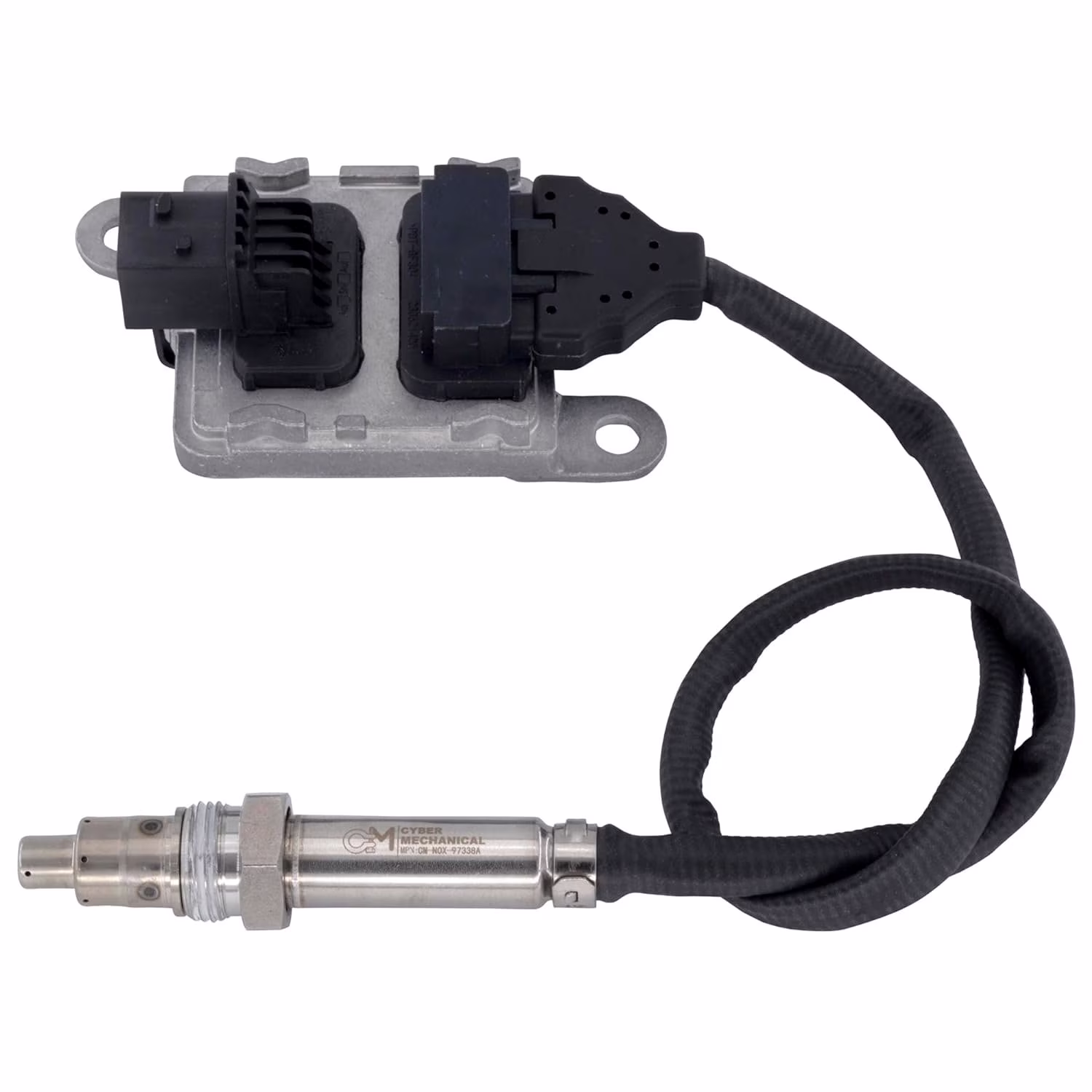 Cyber Mechanical New OE Upstream Nitrogen Oxide Sensor Inlet NOx Sensor for 5WK9 7338A Detroit DD13 DD15 DD16 Mercedes-Benz DDE Freightliner DDEC Cascadia Western Star 2012-2022 0101532228 A0101532228