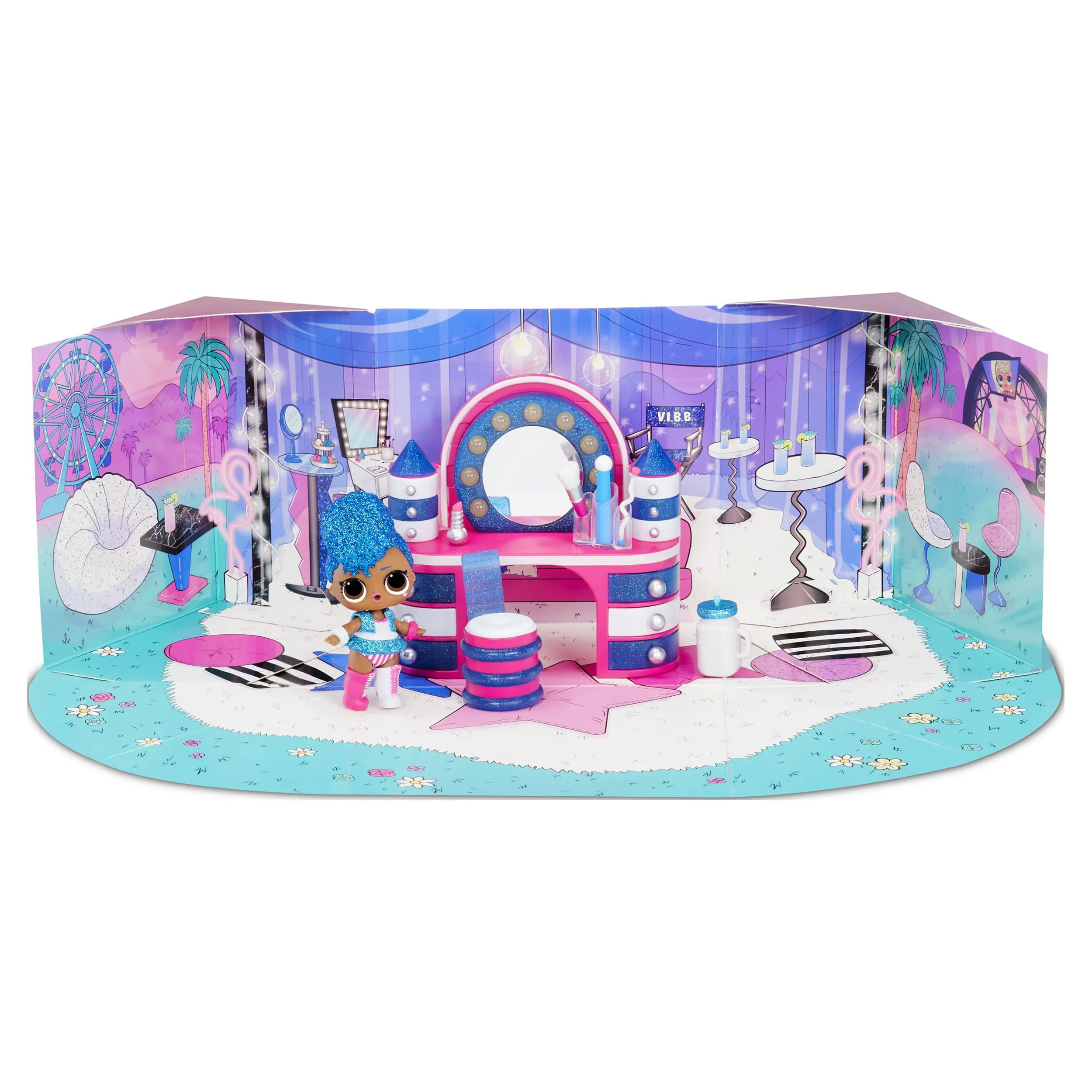 L.O.L. Surprise! Furniture Backstage with Independent Queen & 10+ Surprises