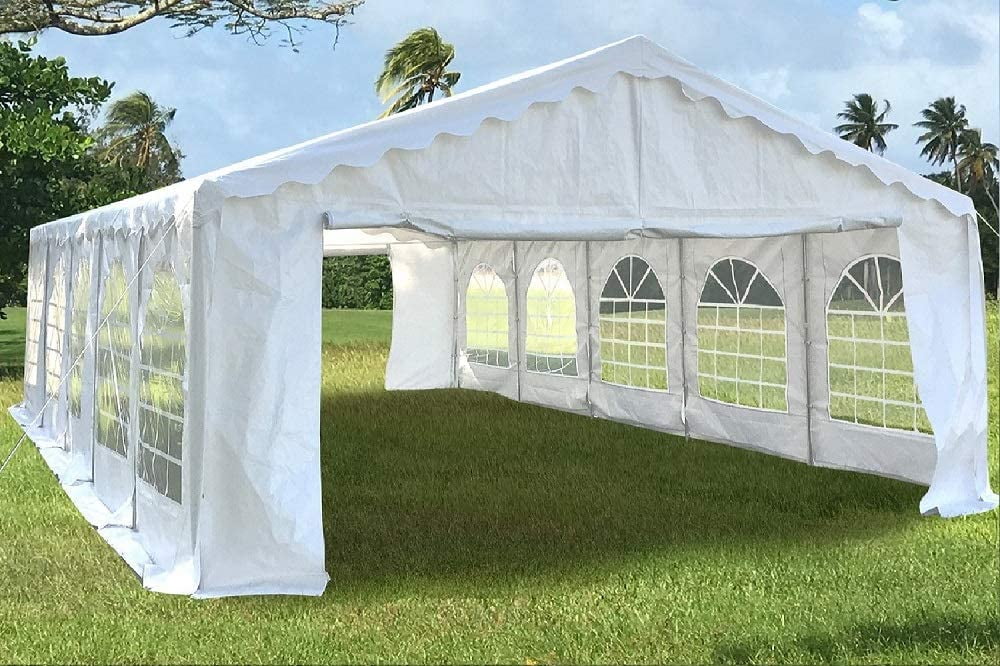 32'x16' Budget PVC Party Tent Canopy Shelter - White - By DELTA Canopies