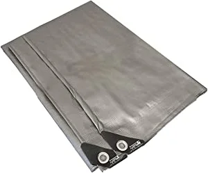 HD Extra Thick (14 Mil) 3-Layer Silver Tarp (20'X20')