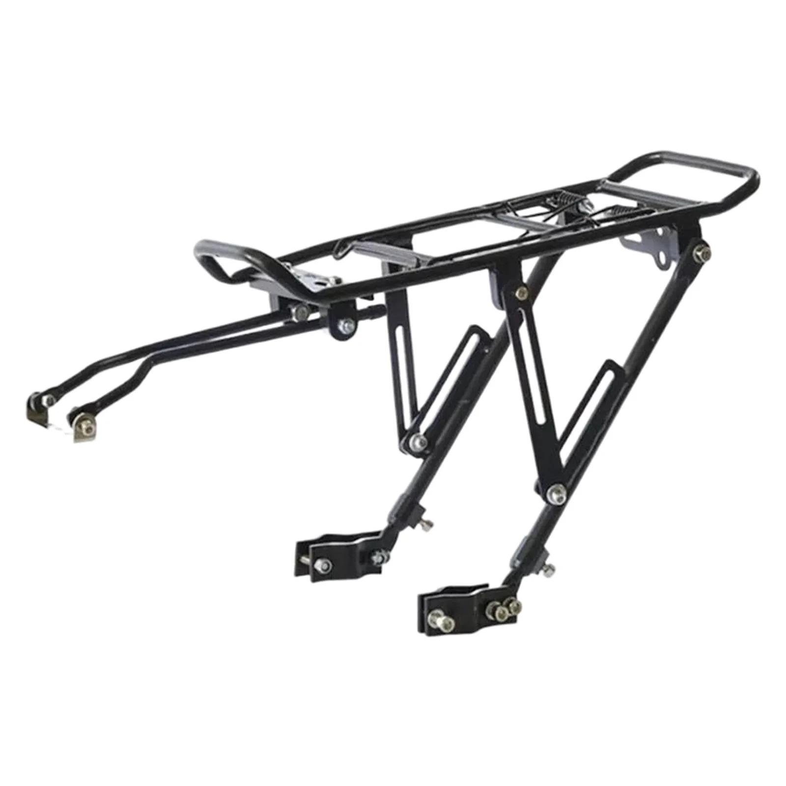 Rear Luggage Cargo Rack Aluminum Alloy 55lbs Tailstock Holder Rear Bike Rack for