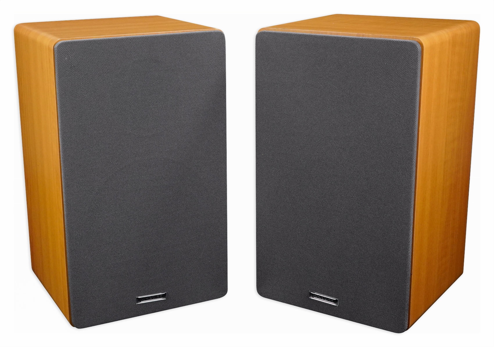 (2) Rockville RockShelf 68C 400w Wood 6.5 inch Home Theater Bookshelf Speakers/8 Ohm