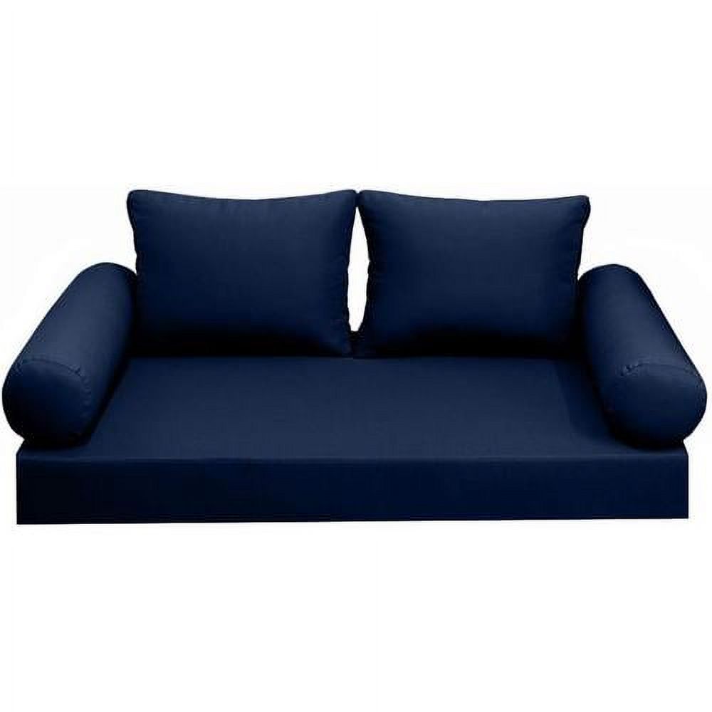 MH GLOBAL |SLIPCOVER |S1 Outdoor Daybed Mattress Bolster Backrest Cushion Covers Knife Edge xl AD101