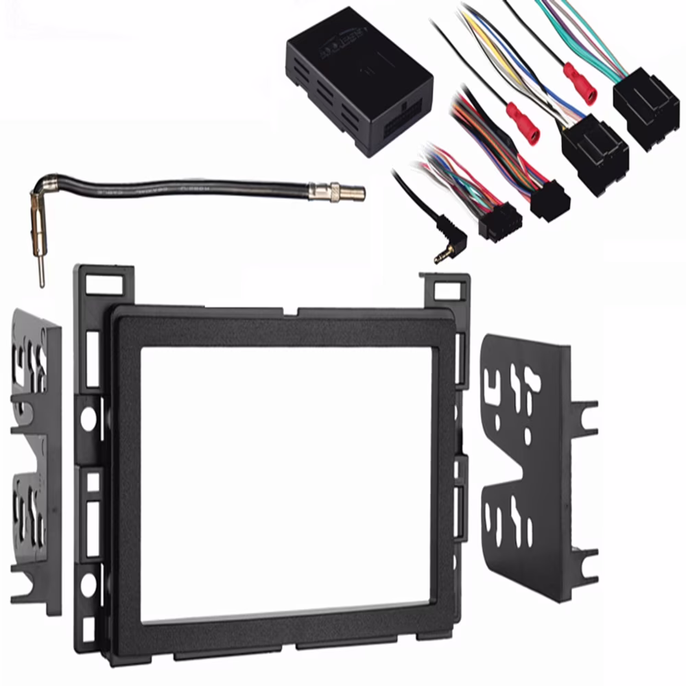 Fits Pontiac G6 2009 Double DIN Aftermarket Harness Radio Install Dash Kit