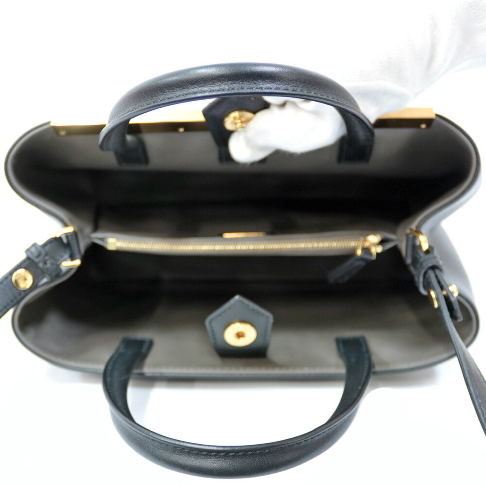 Pre-Owned FENDI Shoulder Bag Handbag Toujour Black Ladies (Good)