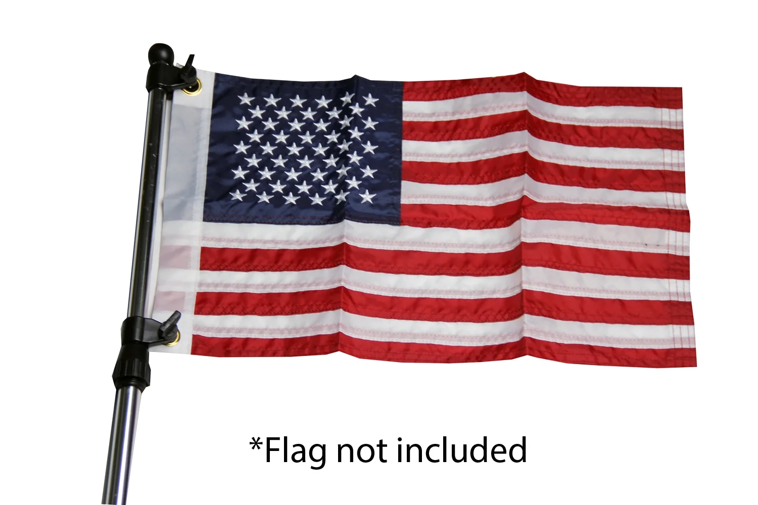 Pactrade Marine Boat Metallic Flagpole Telescoping 26