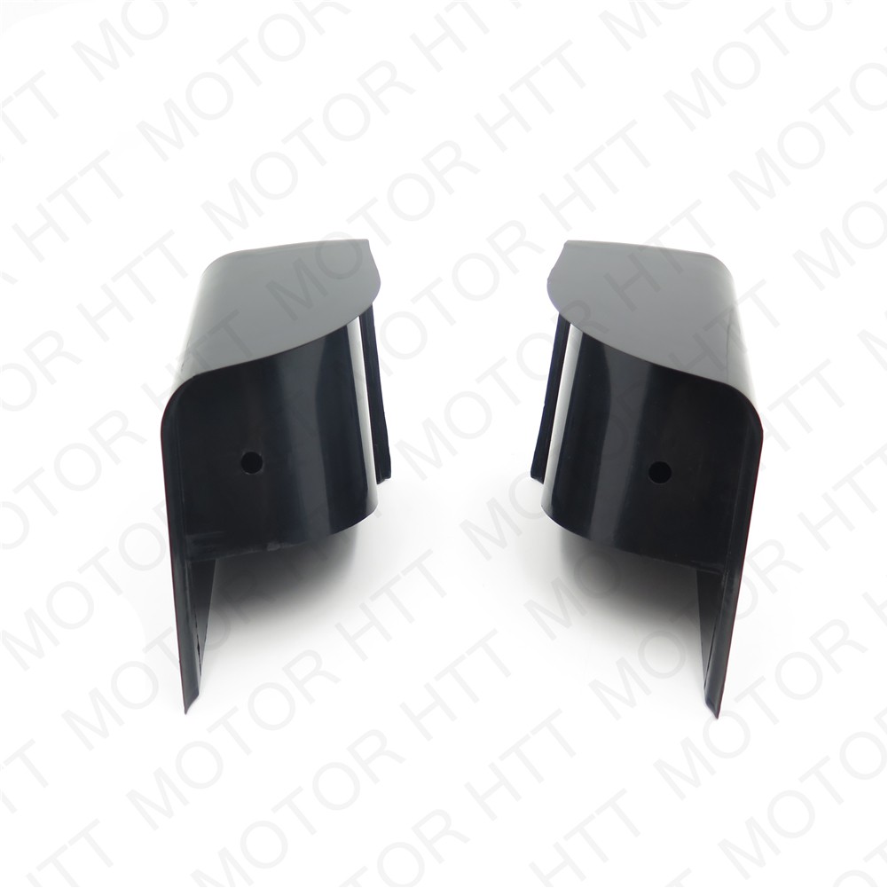HTT- Left Right Side extended saddlebag block off Plug For Harley Touring 2014 & up