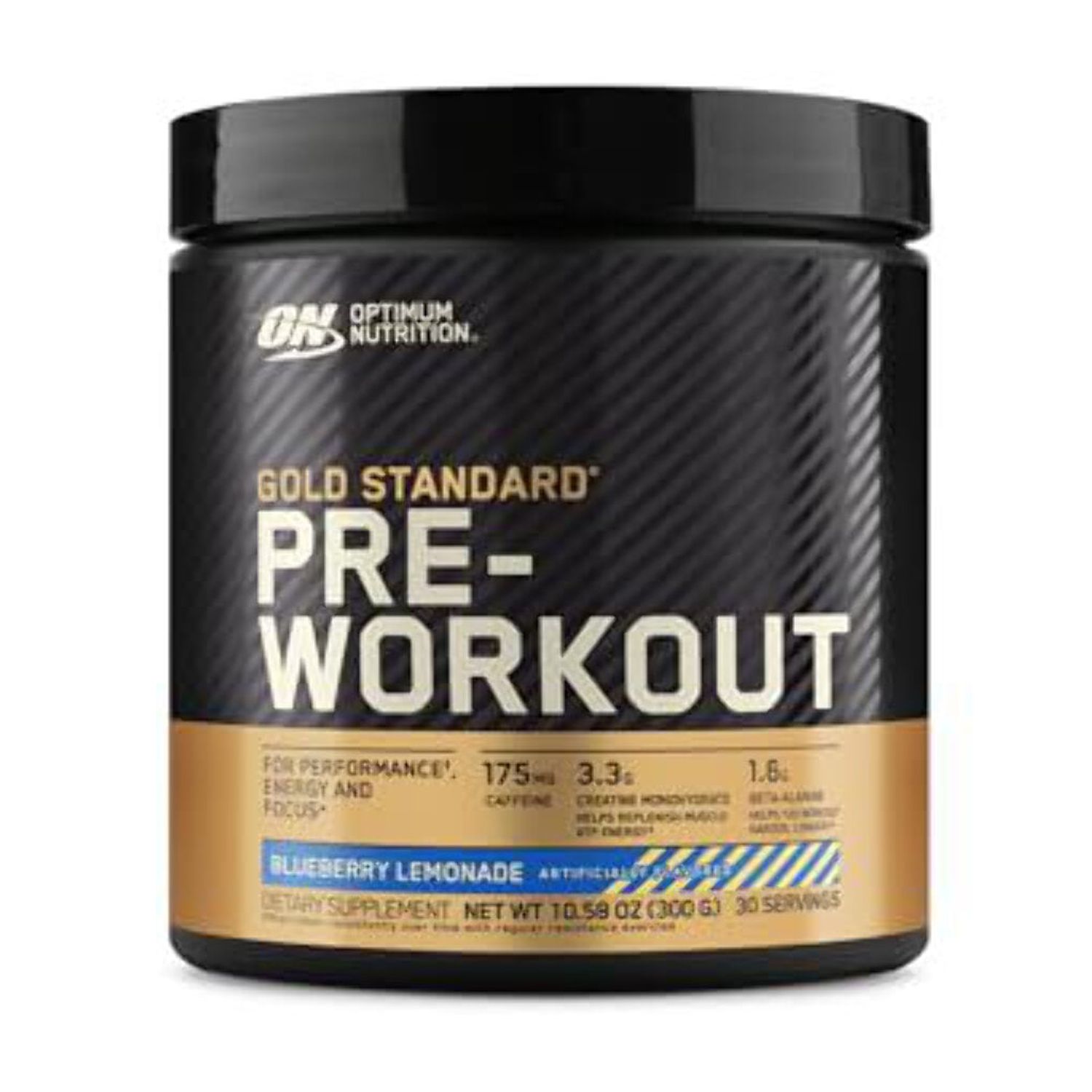 Optimum Nutrition, Gold Standard Pre-Workout, Blueberry Lemonade, 10.58 oz, 30 Servings