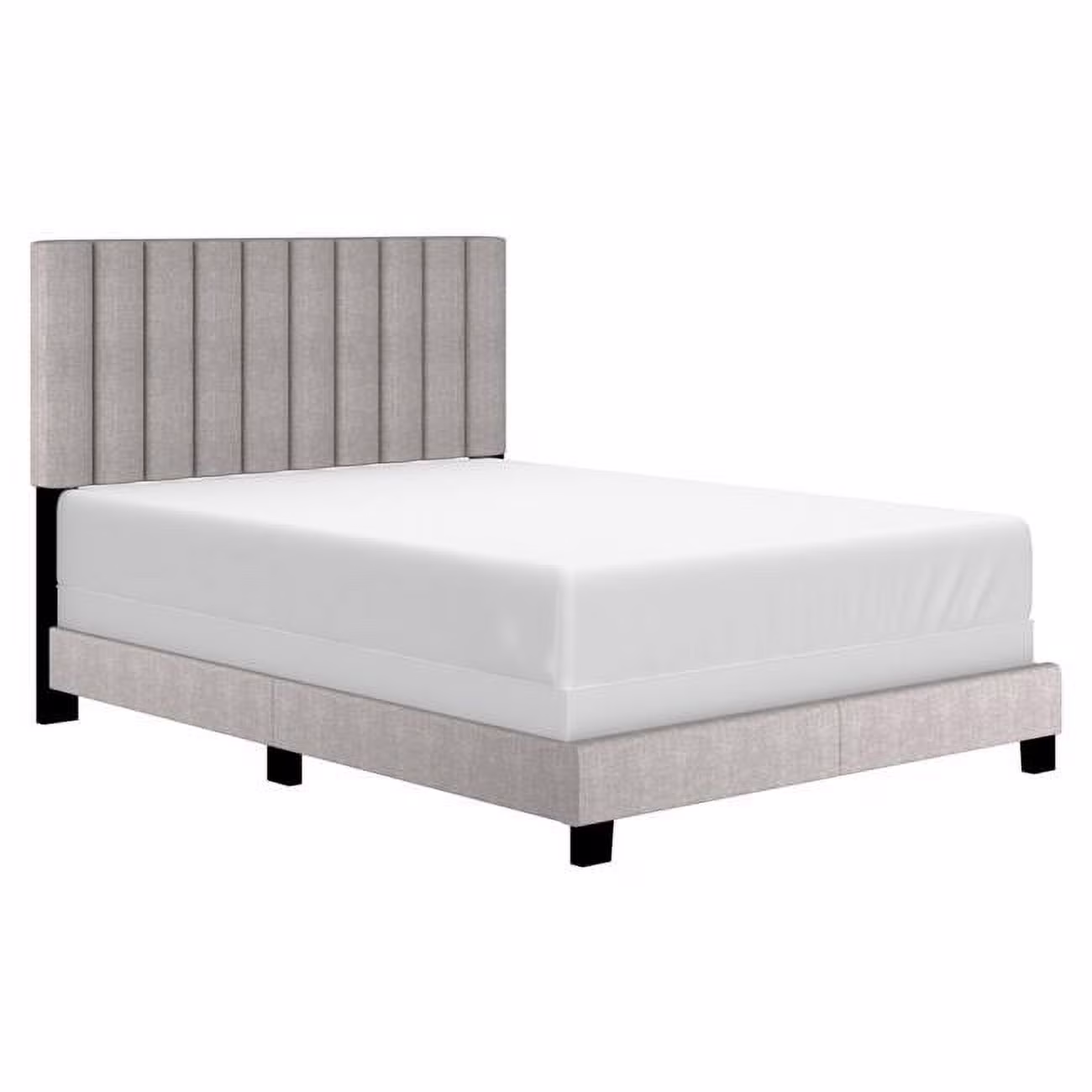WHI 101-297D-LGY 54 in. Jedd Double Bed in Light Grey