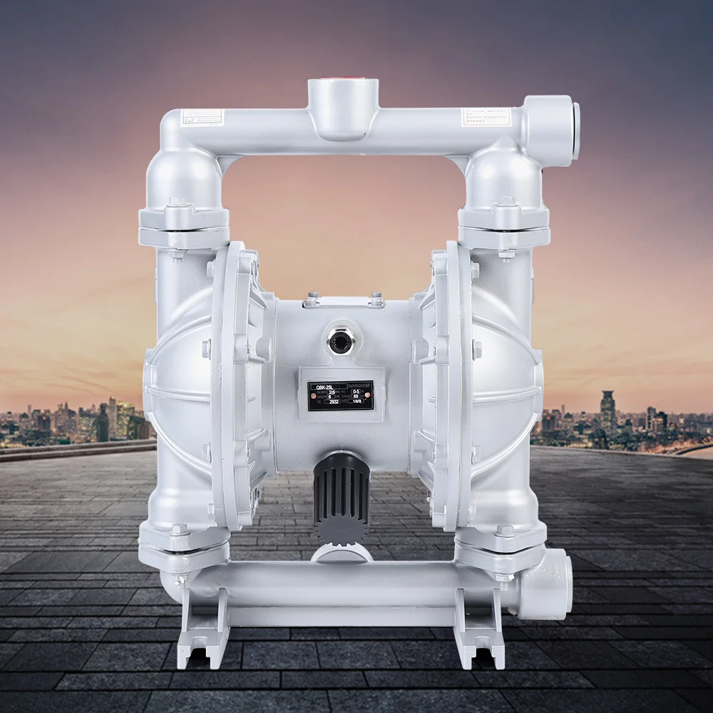 Aiqidi Air-Operated Double Diaphragm Pump Aluminum Alloy Pneumatic Membrane Pump 1