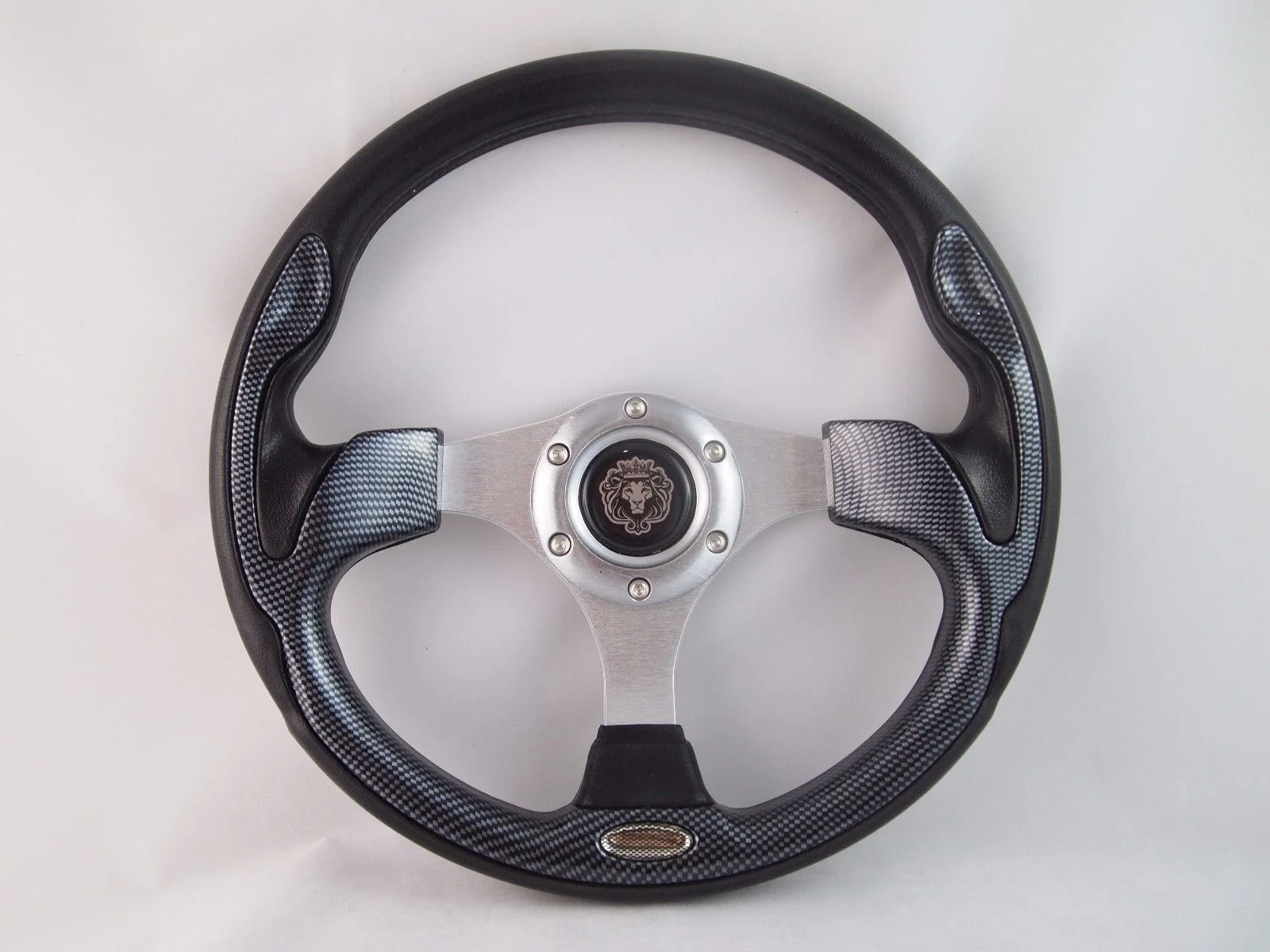 1984 & UP CLUB CAR DS Carbon Fiber steering wheel golf cart W/ Adapter 3 spoke 
