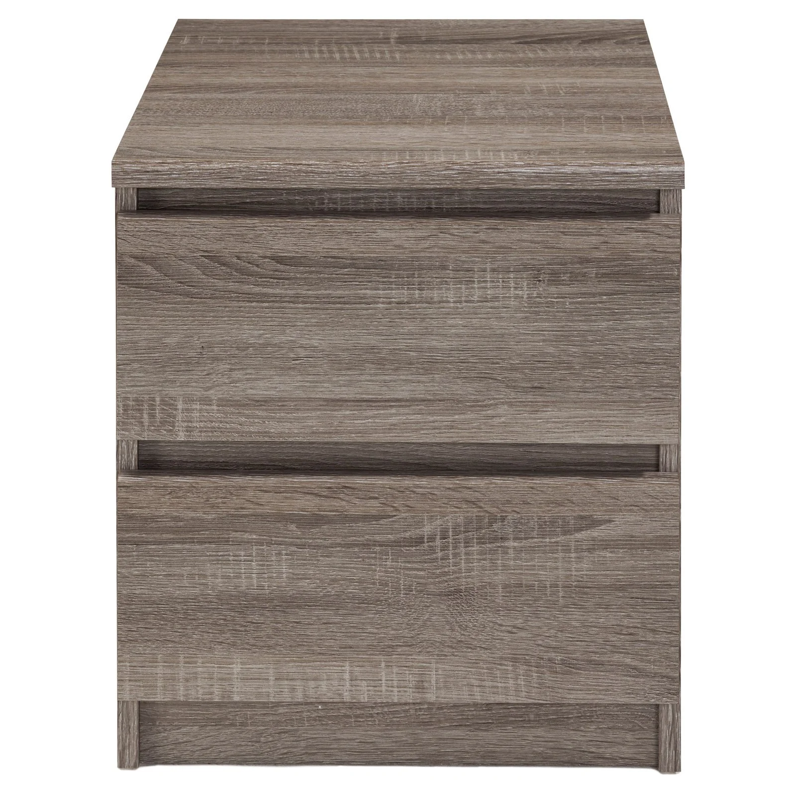 Tvilum Laguna Collection 2-Drawer Nightstand, Truffle