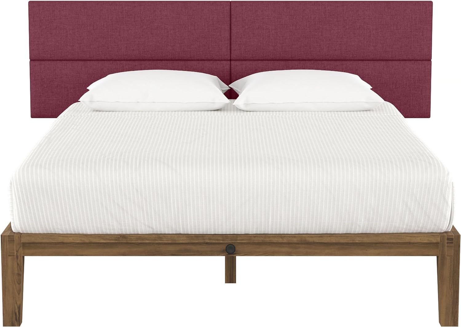 Panelist Modern Padded Headboard – Set Of 4 Wall Mounted Panels (Each 11.25