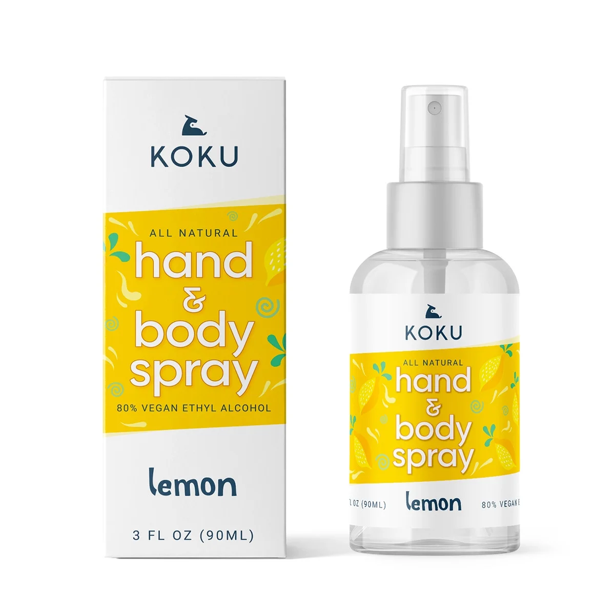 Citrus Set 4 - Pack of 6 Lemon-Lime-Mandarin Orange Scented Hand Sanitizer Spray 6x3 Fl. Oz. (Two of Each)