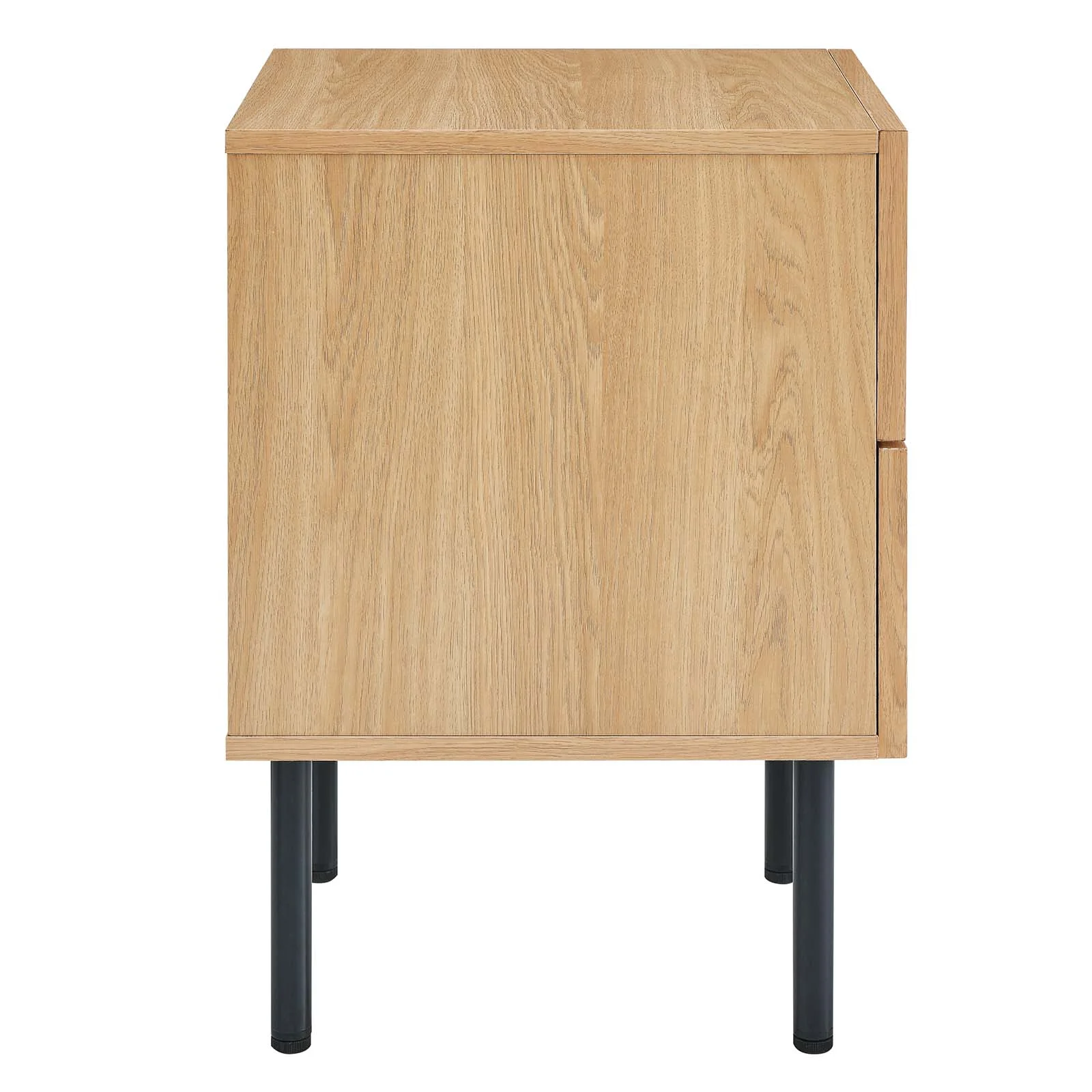 Modway Chaucer 2-Drawer Nightstand in Oak