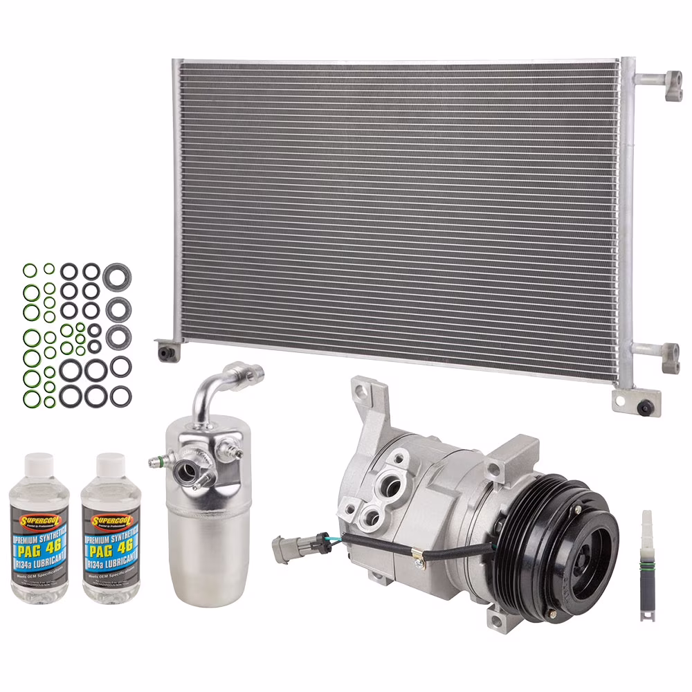 For Chevy Silverado Tahoe GMC Yukon A/C Kit w/ AC Compressor Condenser Drier - Buyautoparts Fits select: 2009-2010 CHEVROLET SILVERADO C1500 LT, 2008 CHEVROLET SILVERADO C1500