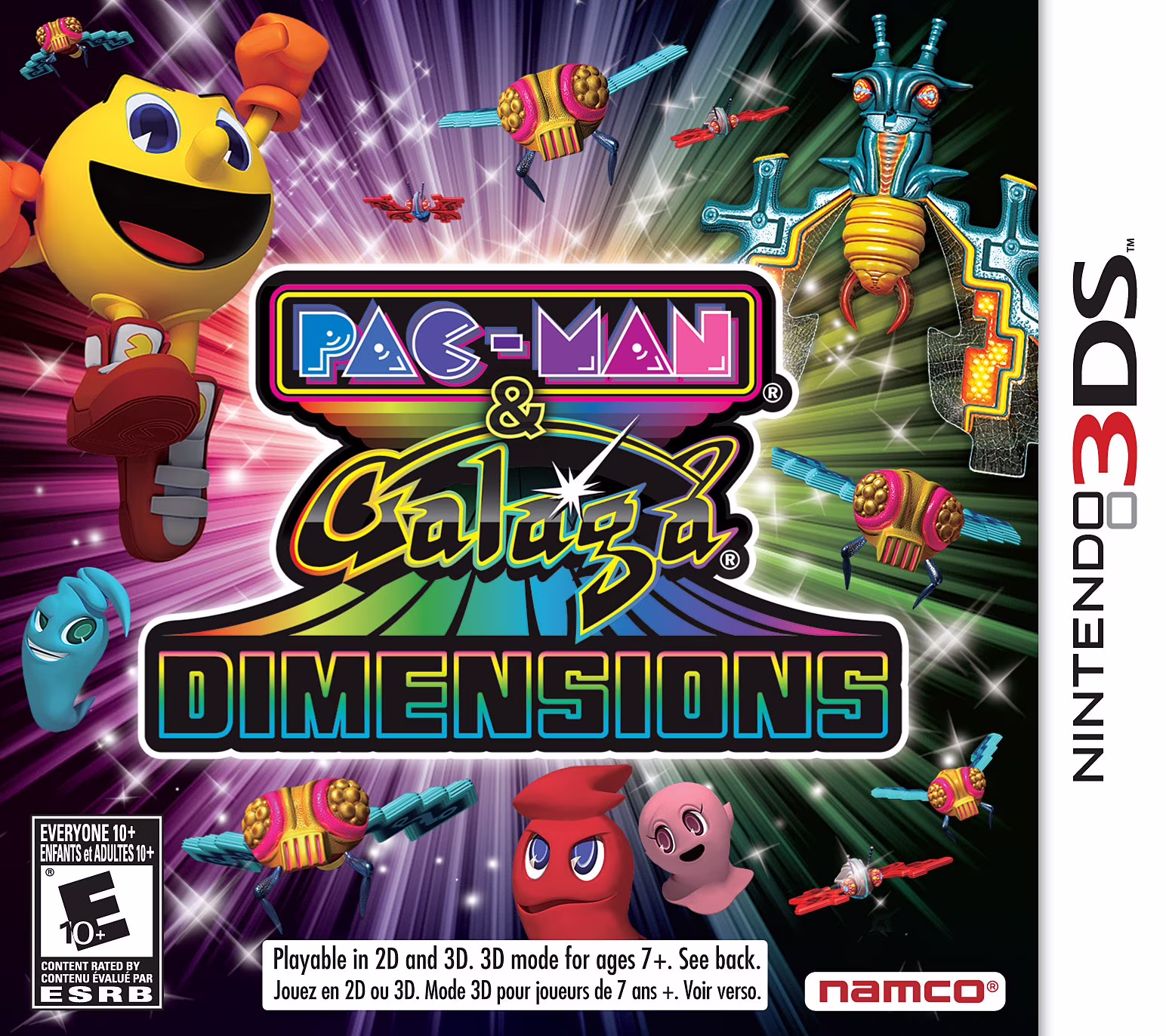 Pac-Man and Galaga Dimensions - Nintendo 3DS