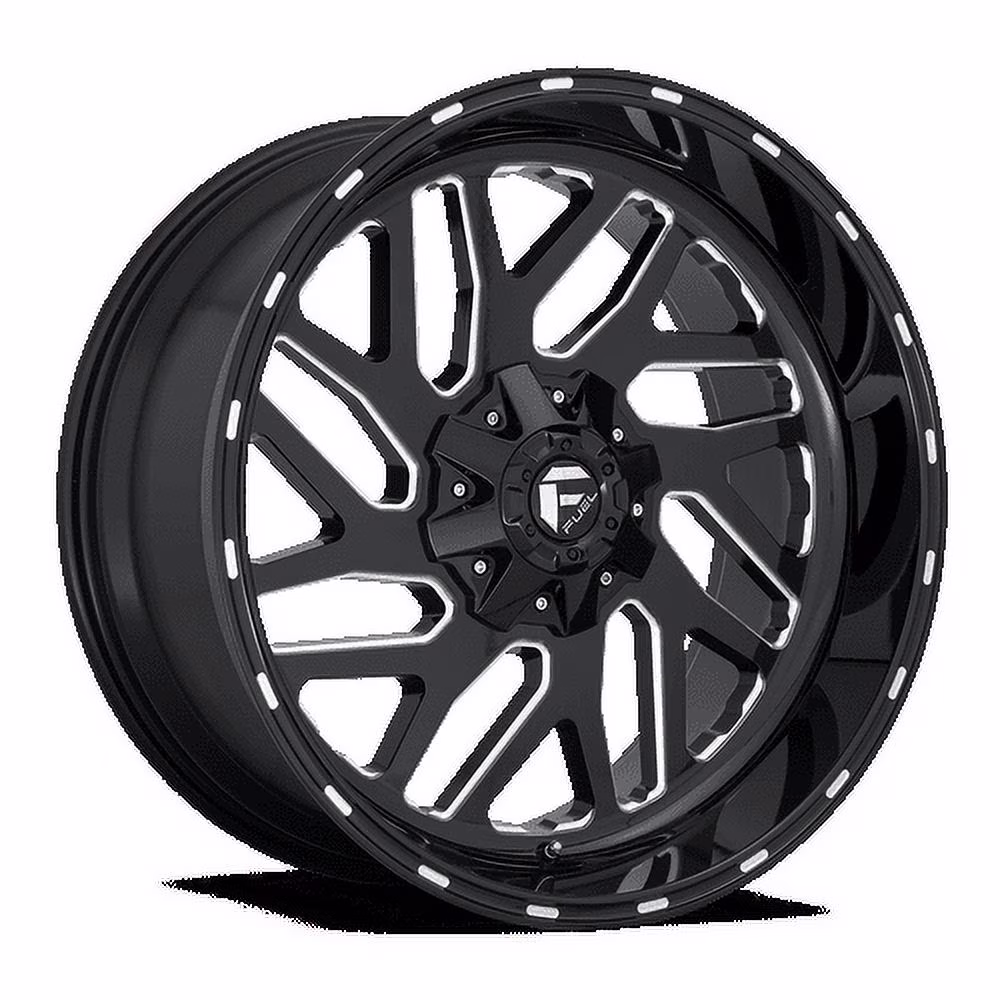 Fuel 1PC Aluminum Rim D581 TRITON 20X10in Gloss Black Milled Finish, D58120008247US