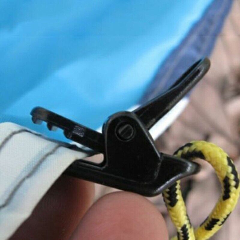Awning Tent Canopy Clamps Camping Survival Emergency Tighten Tool Tarpaulin