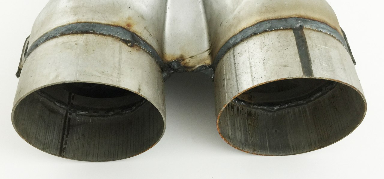 Exhaust Stamped Y Pipe 2.50