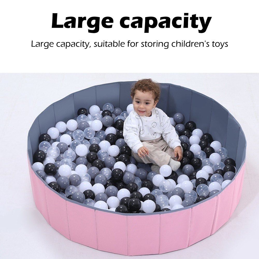 ODOMY Toy Tent Ocean Ball Pit Pool Baby Ball Pits Foldable Ball Pool Ocean Ball Pool Toy Washable Folding Fence