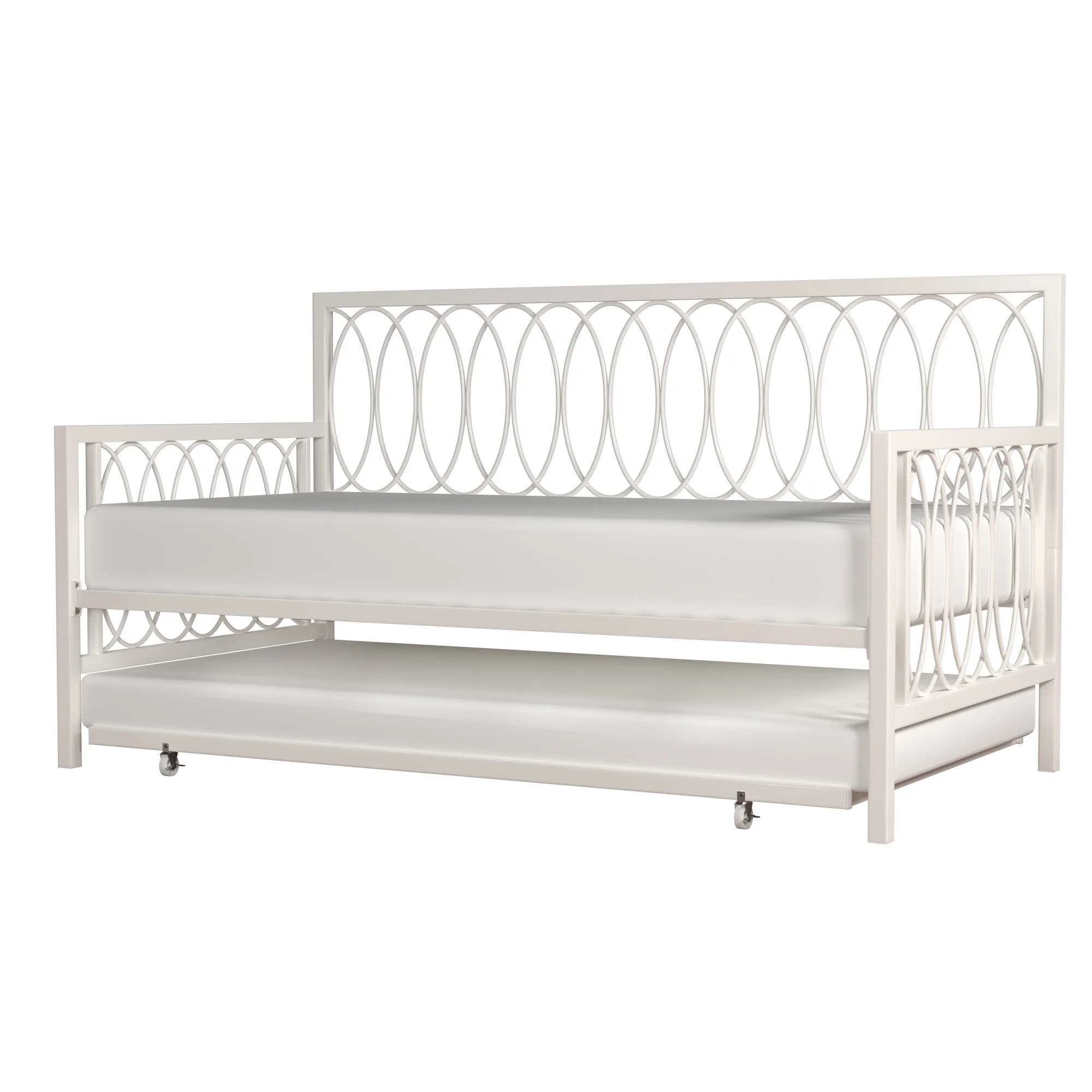 Hillsdale Furniture Naomi Twin Daybed with Trundle, White