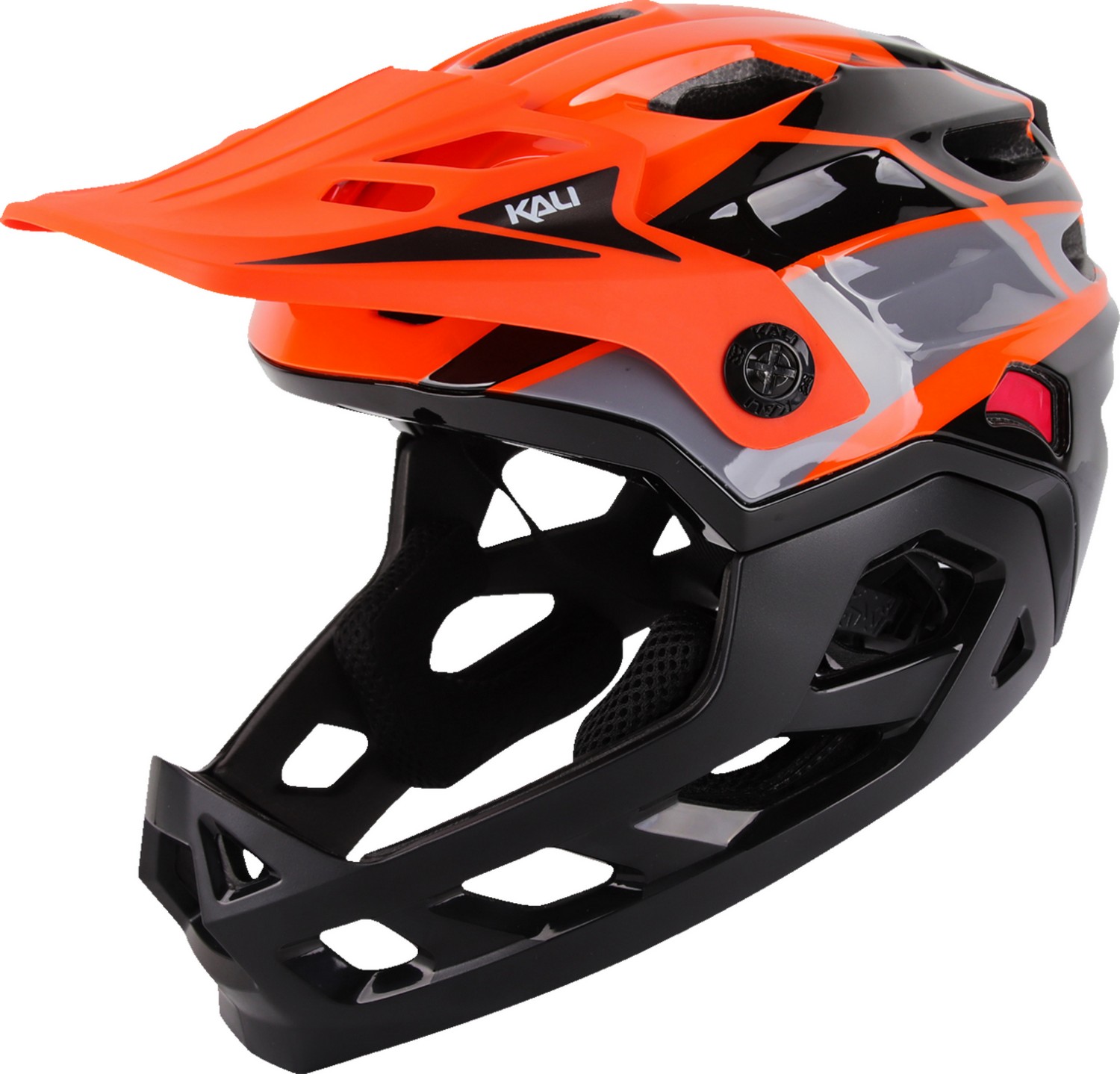 Kali Maya Race Childrens MTB Mountain Bike Helmet Gloss Orange/Black