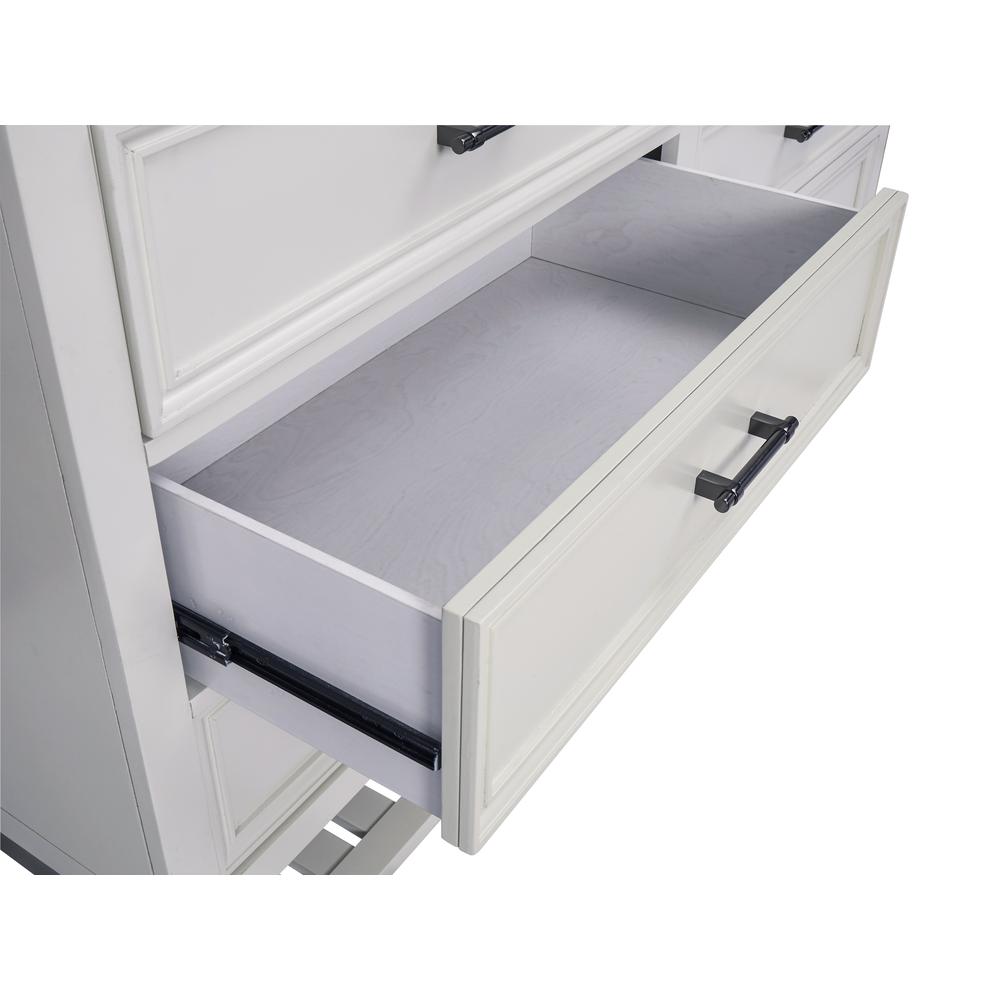 Progressive Furniture Serenade Wood 6 Drawer Dresser in White