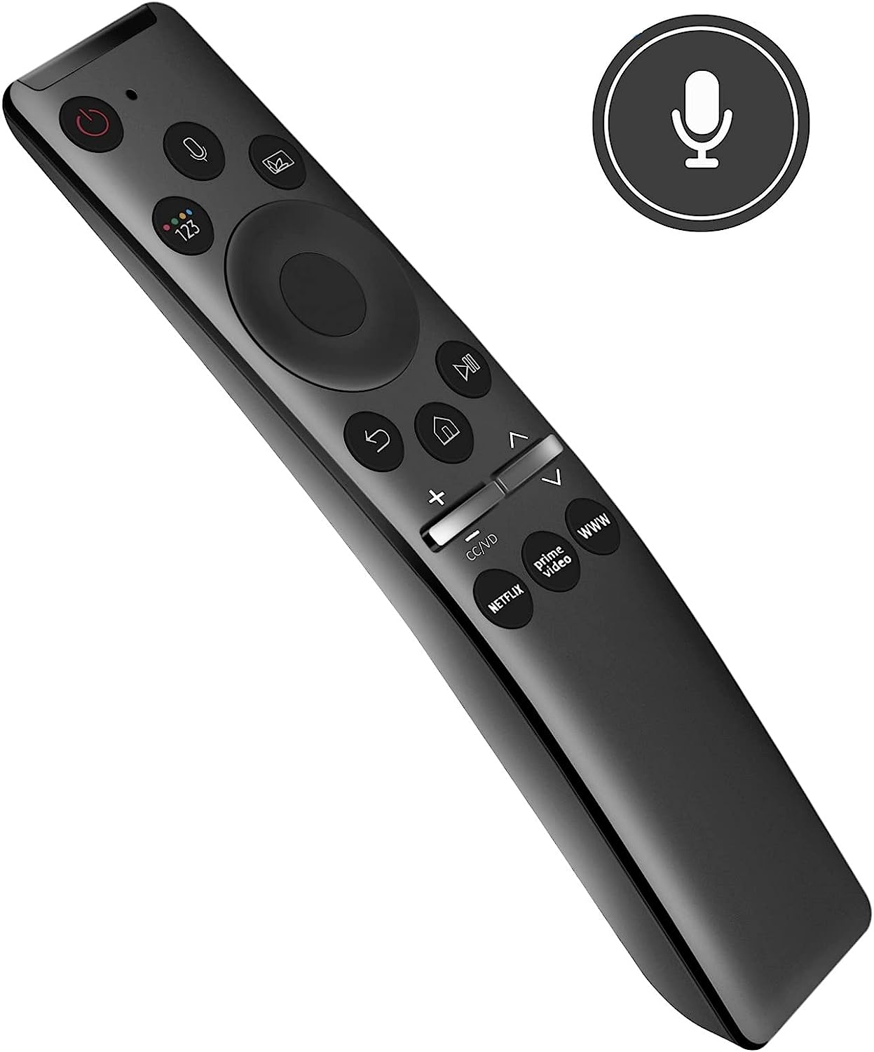 BN59-01330X Replace Voice Remote Control Fit for Samsung 4K Ultra HD Smart LED TV RMCSPR1AP1 BN5901330X LS27AM500NNXZA LS32AM500NNXZA UN55TU8000FXZA QN75Q60TAFXZA