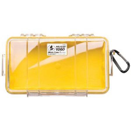 Pelican 1060 Micro Case w/Clear Lid - Yellow [1060-027-100]