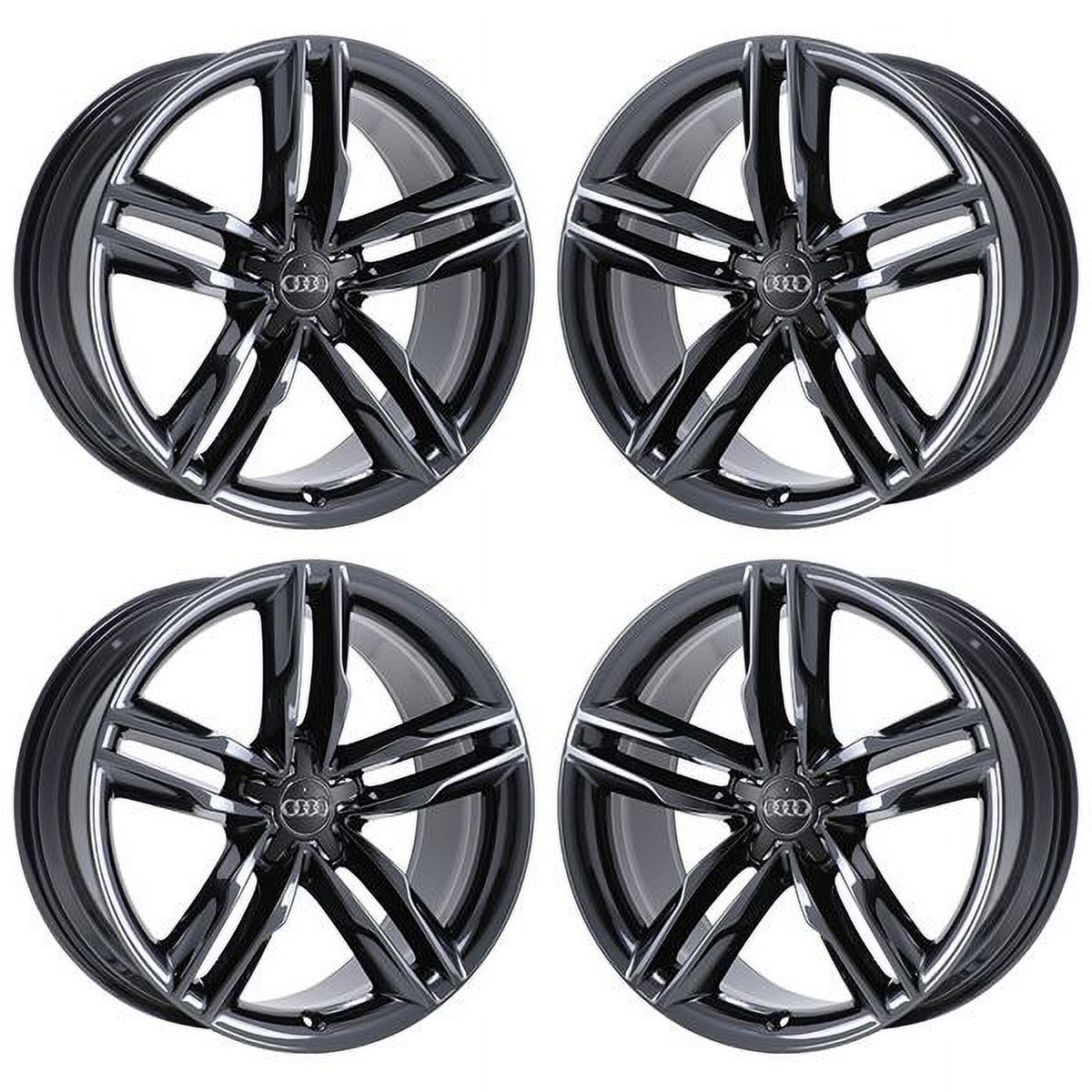 AUDI A5 2008 - 2018 PVD BLACK CHROME Factory OEM Wheels Rims (Not Replicas) (H)