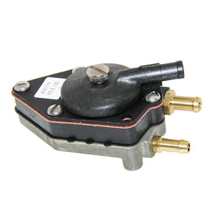 Fuel Pump, 3/8 Nipple Johnson/Evinrude External Pulse/ w/gasket Pro #: 8559 X-Ref #: 438559 381600, 382843, 382872, 383765, 385784, 388555, 393648, 394716, 395107, 395712, 395718, 398385, 398678
