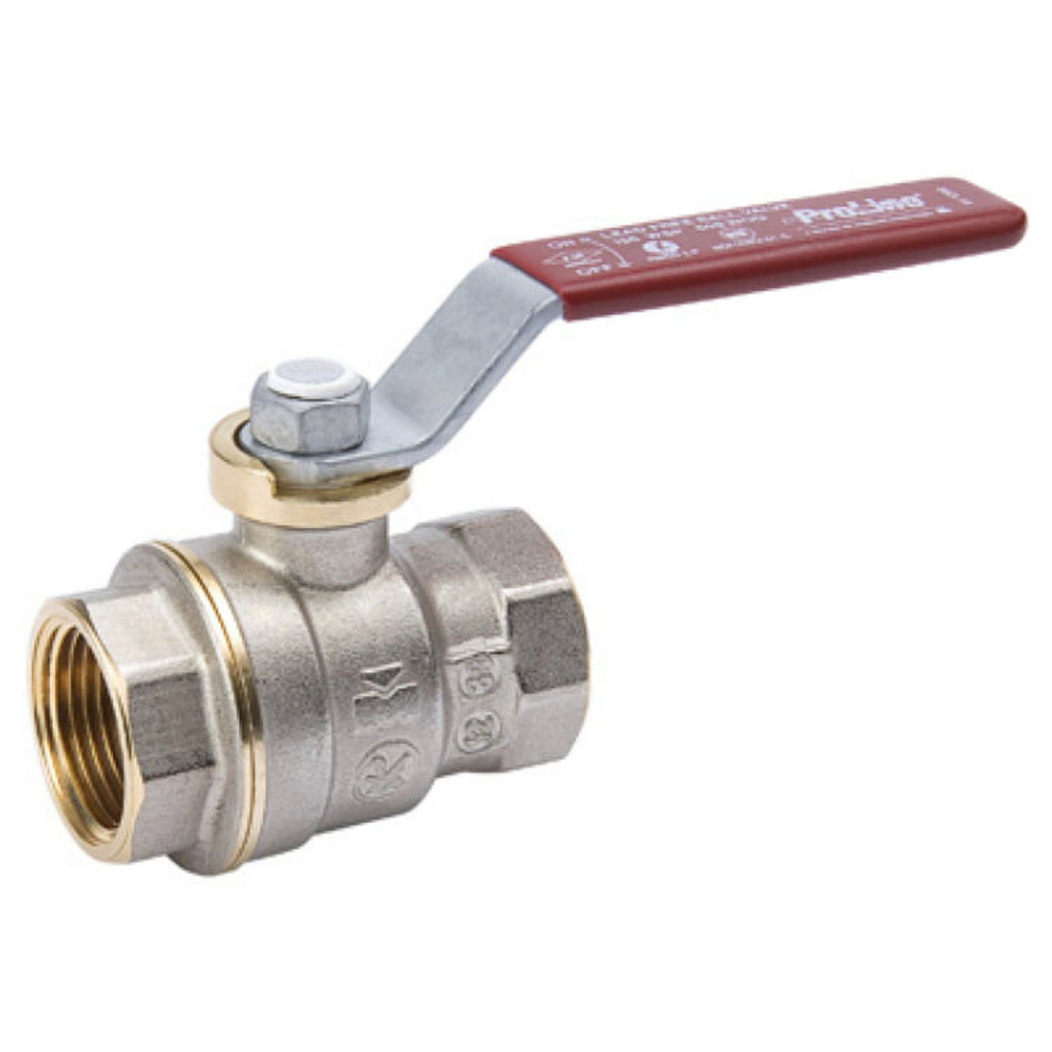 ProLine 107-004NL Forged Brass Full Port Ball Valve, 3/4