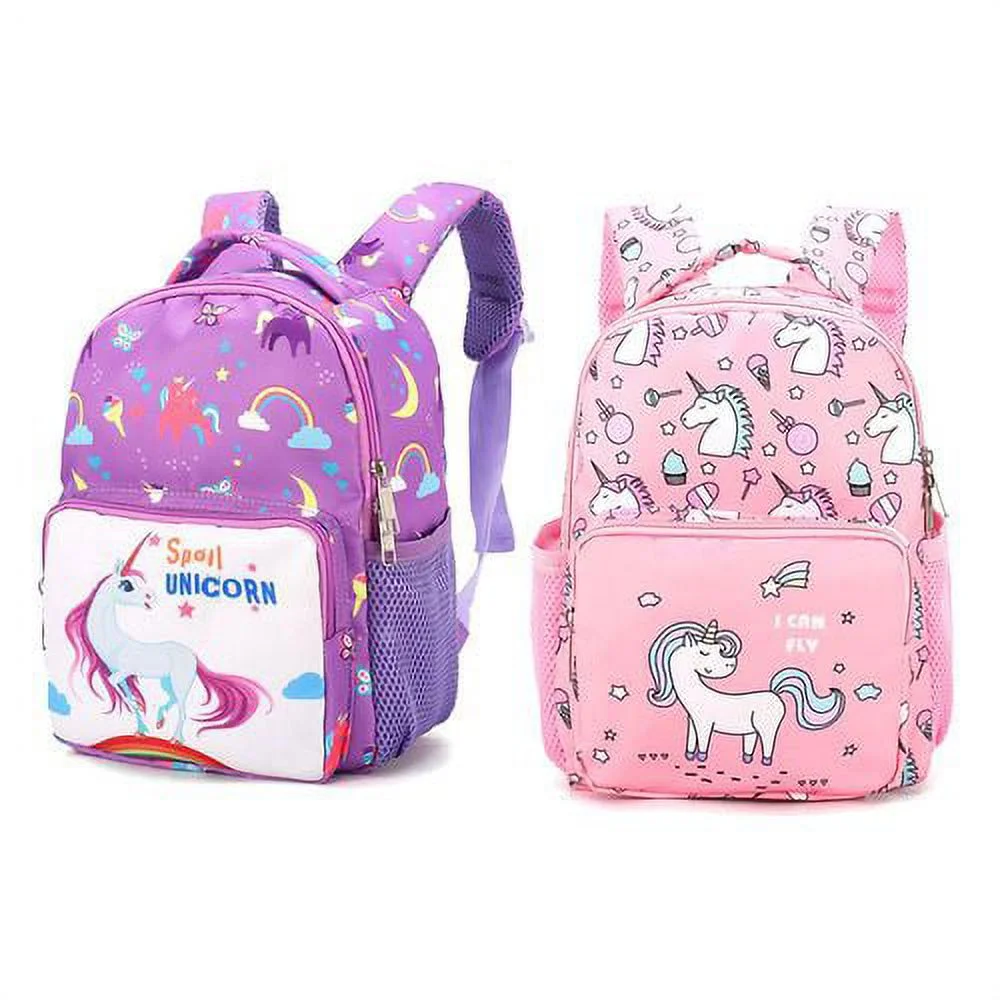 KABOER Fashion Kindergarten Cute Unicorn Little Girls/Boys Kids School Bags, Book Backpacks/Unicorn Rucksack School Season Gift - 20cmx10cmx27cm (LxWxH)