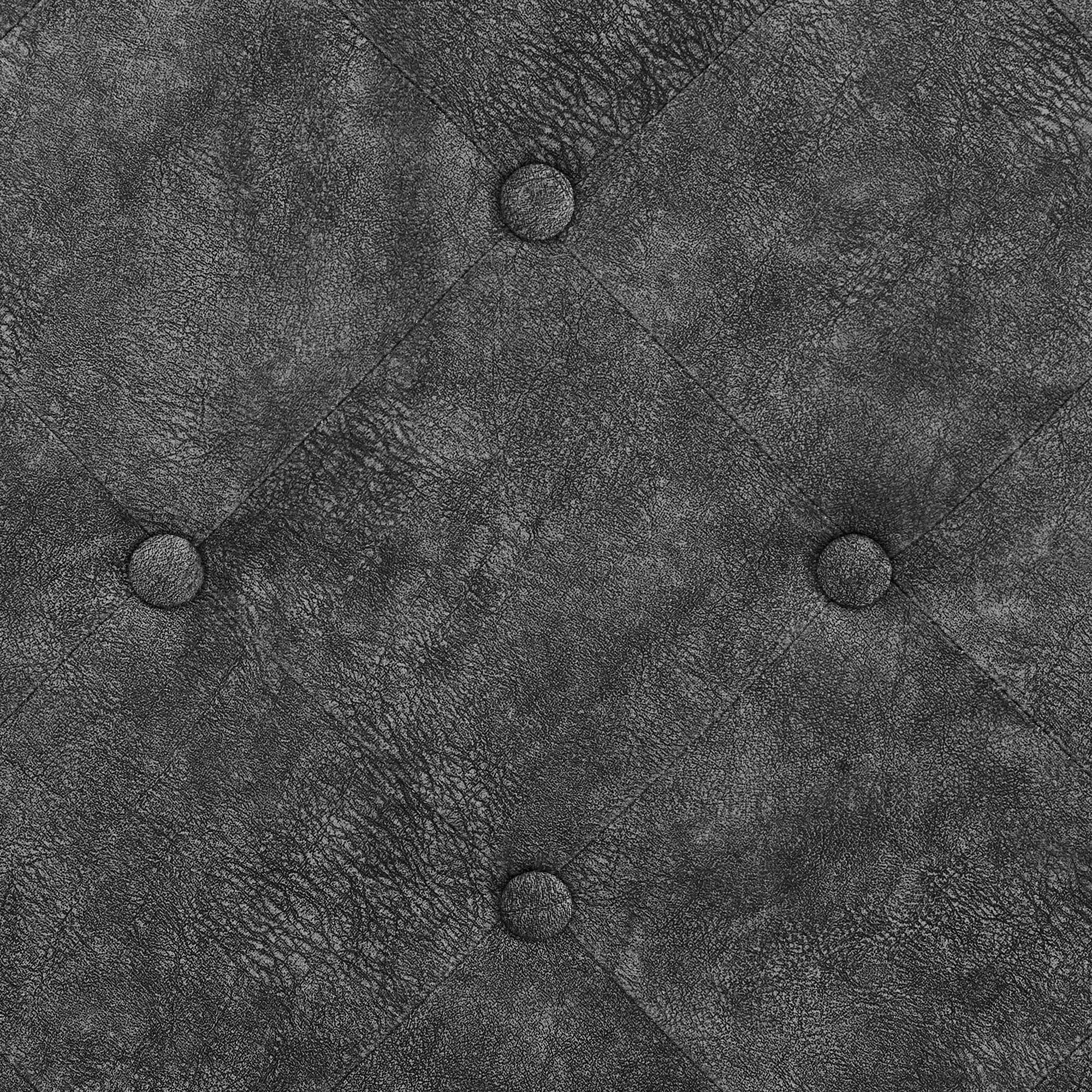 CoSoTower Daybed With Trundle Upholstered Tufted Sofa Bed, With Button And Copper Nail On Arms, Full Daybed & Twin Trundle, Grey, 85.5“X57”X30.5“