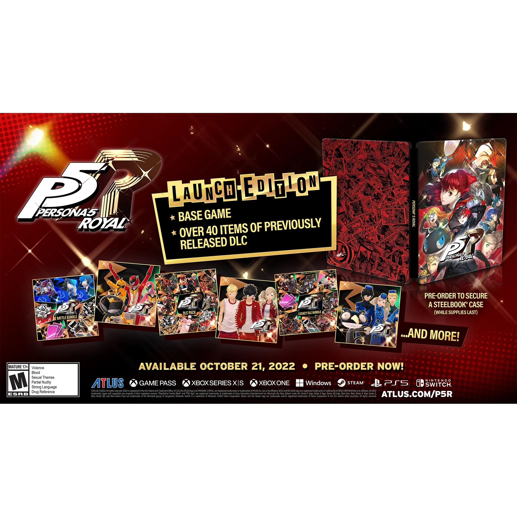 Persona 5 Royal Steelbook Launch Edition - Playstation 5