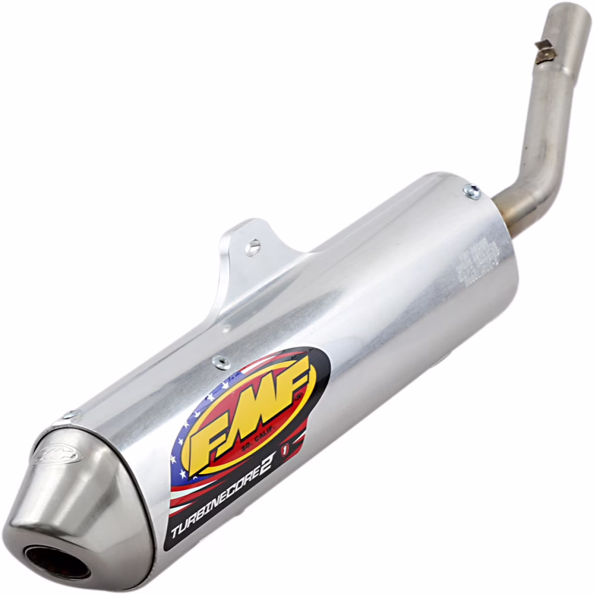 FMF Turbinecore 2 Spark Arrestor Silencer Aluminum/Stainless Steel (025227)