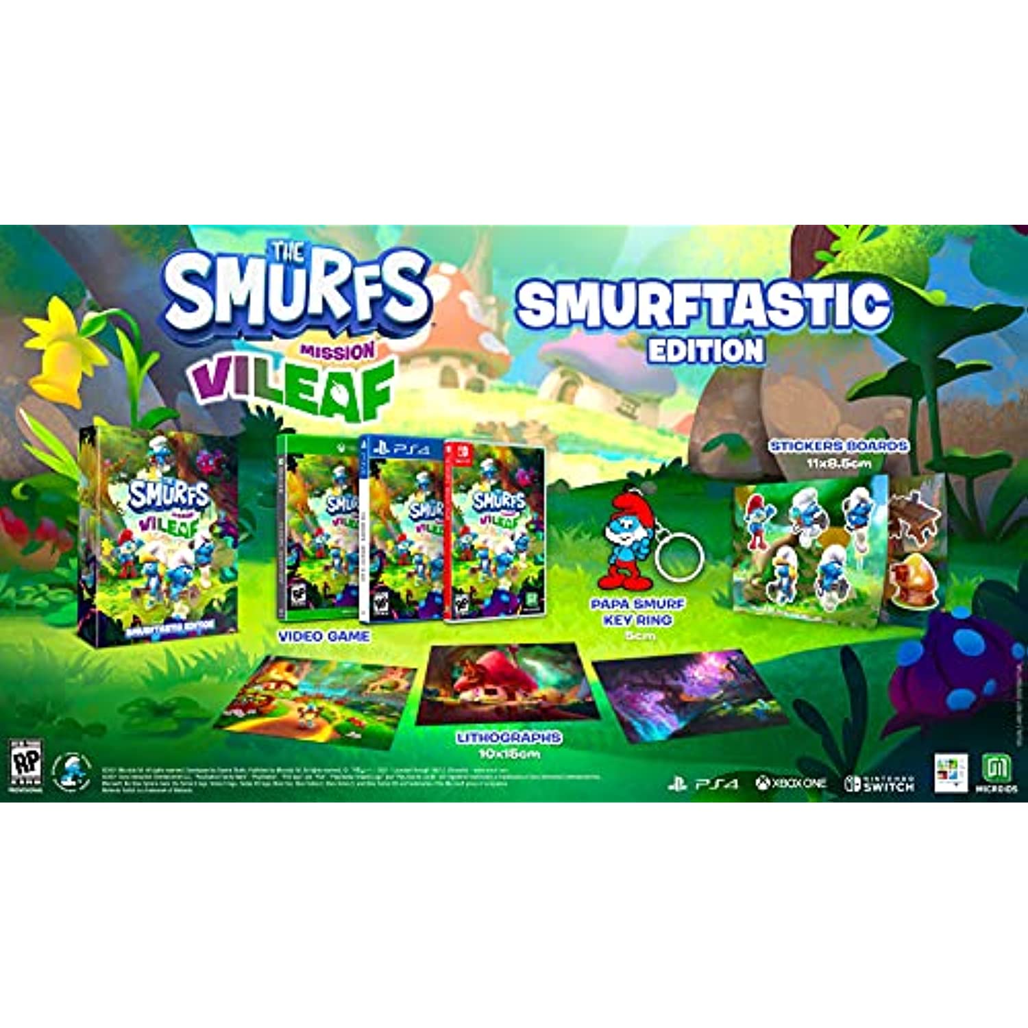 The Smurfs: Mission Vileaf - Smurftastic Edition (PS4) - PlayStation 4