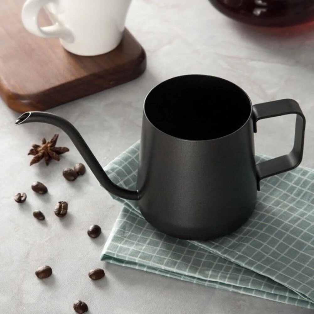 250/350ml Stainless Steel Pour Over Gooseneck Hand Drip Coffee Kettle Spout Pots