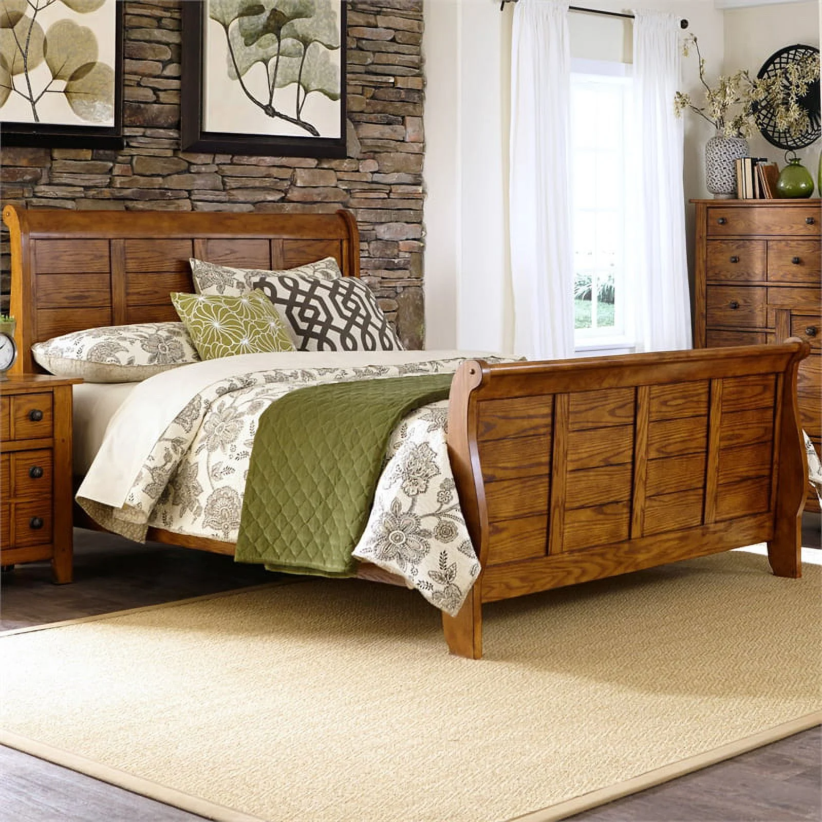Liberty Furniture Grandpa's Cabin King Sleigh Bed