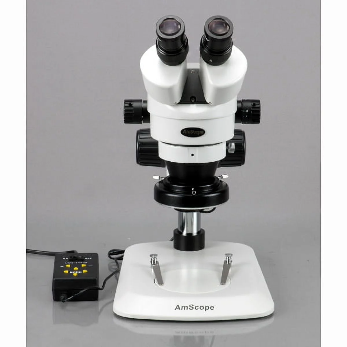 AmScope SM-1BNZ-144A Professional Binocular Stereo Zoom Microscope, WH10x Eyepieces, 3.5X-90X Magnification, 0.7X-4.5X Z