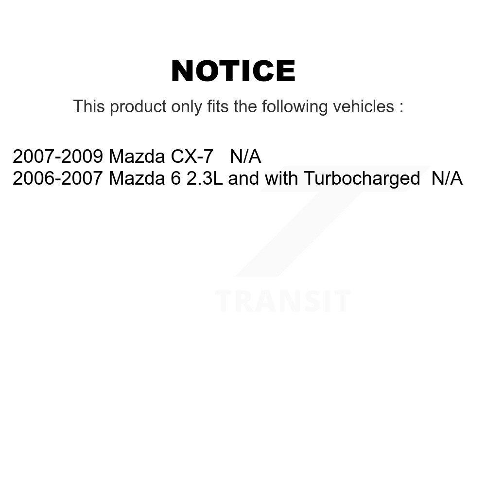 PUR 2x Air + 2x Cabin + 2x Engine Cartridge Oil Filter (6 Total) Kit for Car Mazda 6 CX-7 KFM-101245