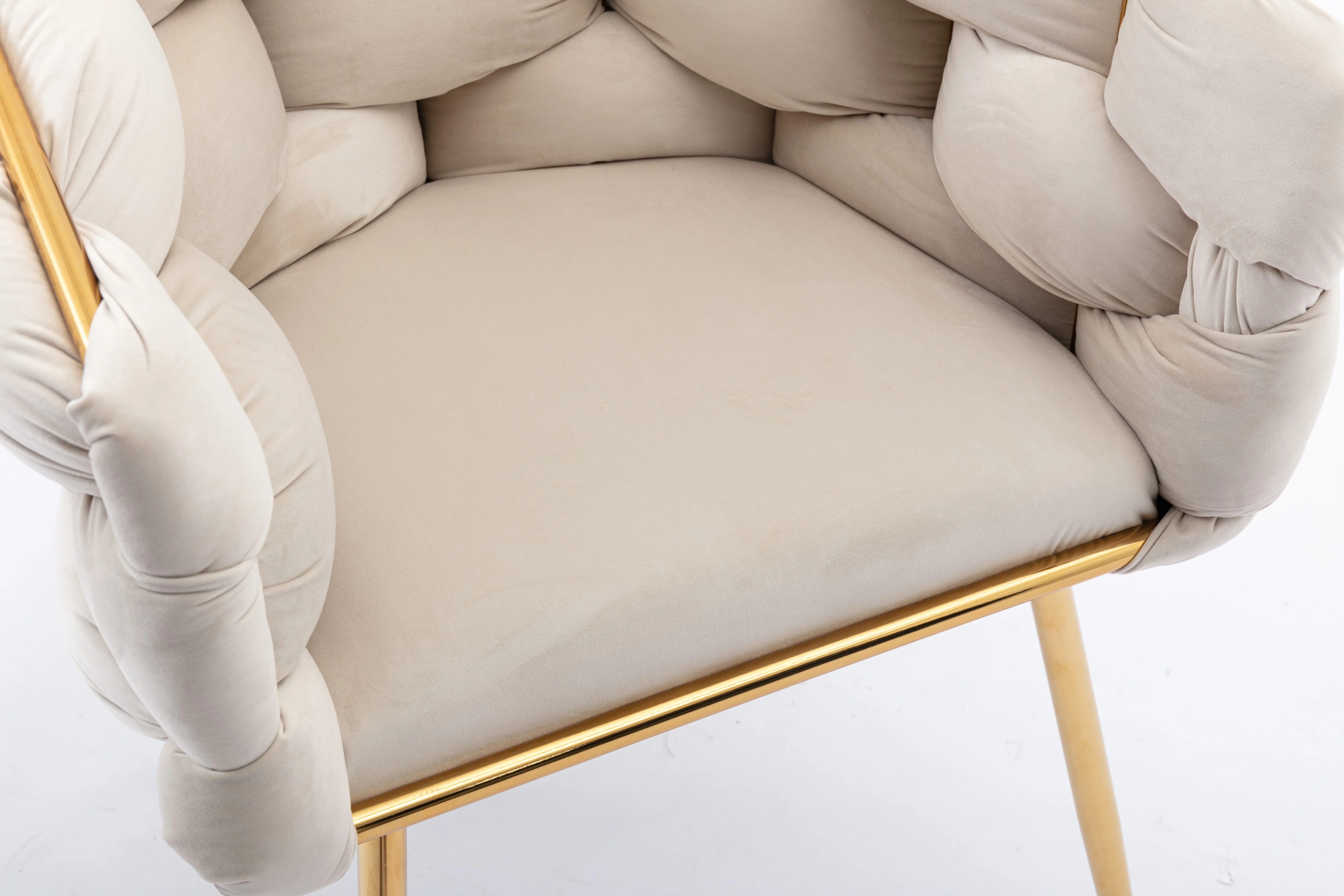 CoSoTower Luxury Modern Simple Leisure Velvet Single Sofa Chair Bedroom Lazy Person Household Dresser Stool Manicure Table Back Chair Turquoise Set of 2